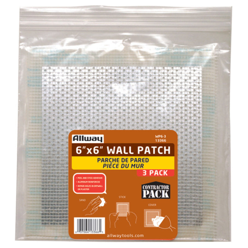 WALL PATCH 6"X6" 3PK
