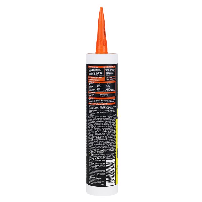 DAP HD Max Polyurethane Construction Adhesive 9 oz