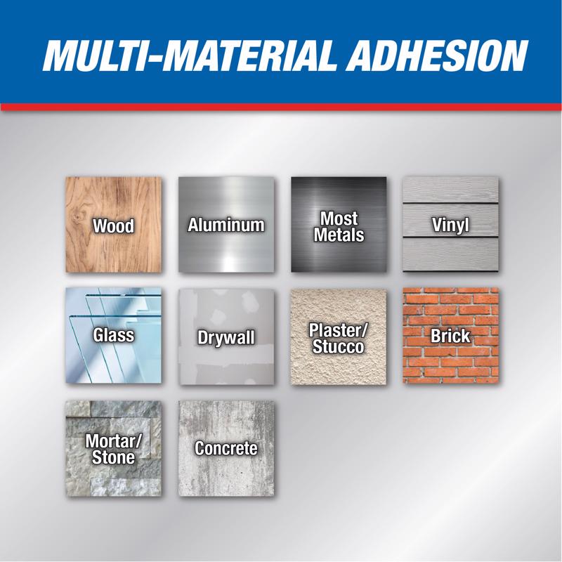 Phenoseal Does It All White Vinyl Kitchen and Bath Adhesive Caulk 10 oz