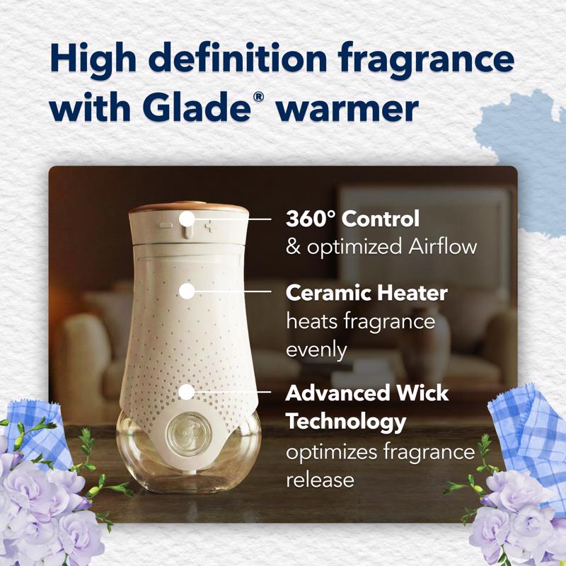Glade Plug-Ins Clean Linen Scent Air Freshener Refill 1.34 oz Liquid