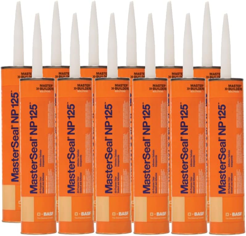 BASF MasterSeal NP 125 Clear Thermoplastic Rubber Adhesive 10.1 oz