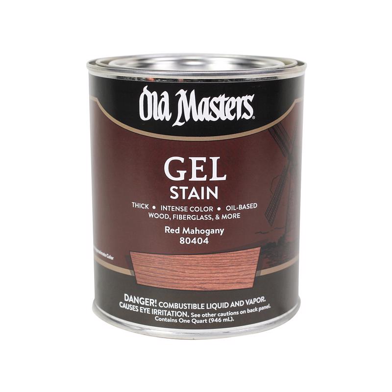 GEL STAIN RED MHGONY 1QT