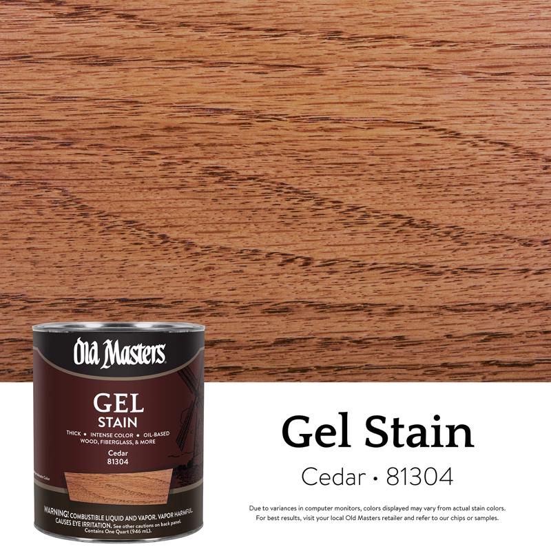 GEL STAIN CEDAR 1QT