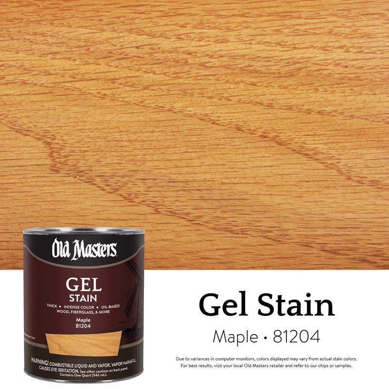 GEL STAIN MAPLE 1QT