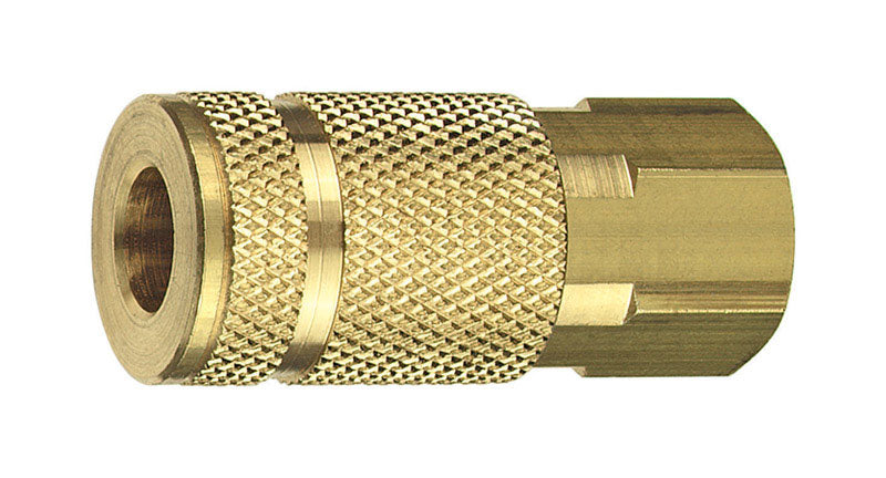 COUPLER BRASS 1/4" FNPT