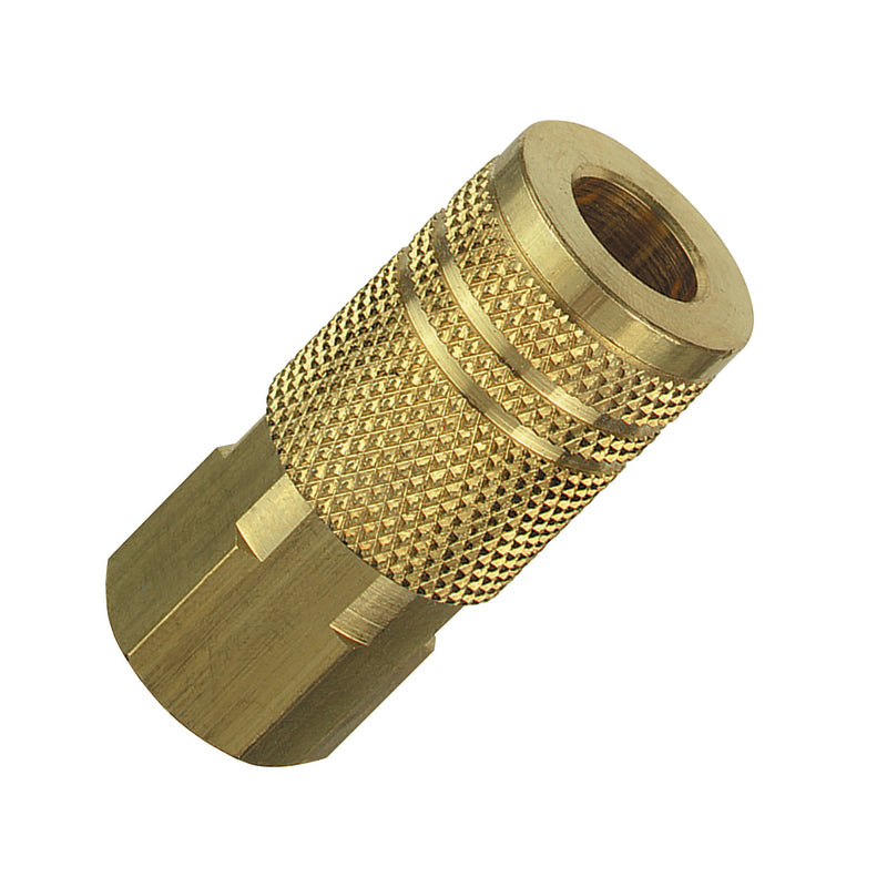Amflo Brass 1/4 in. I/M Style Coupler 3/8 in. Female 1 pc