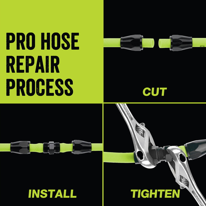 Flexzilla Pro 250 ft. L X 1/2 in. D Hybrid Polymer Air Hose 300 psi Zilla Green