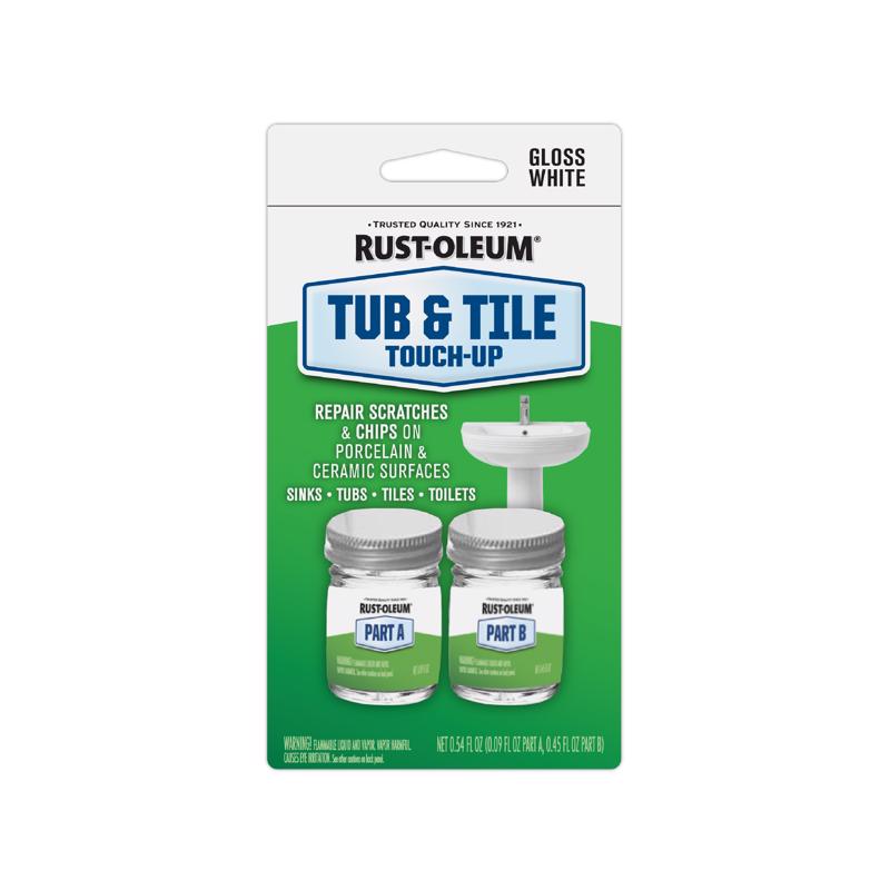 Rust-Oleum Specialty Gloss White Tub & Tile Touch-Up Interior 0.45 oz