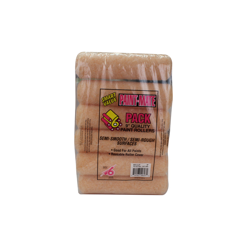 ROLLER CVR 3/8"X9" 6PK