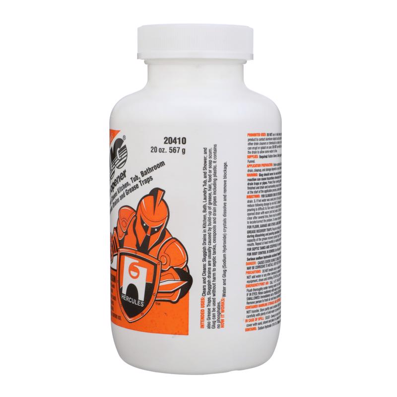 Oatey Glug Crystals Drain Opener 20 oz