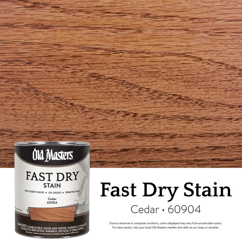 STAIN FSTDRY CEDAR 1QT
