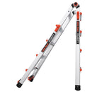 Little Giant Velocity 17 ft. H Aluminum Telescoping Multi-Position Ladder Type IA 300 lb. capacity