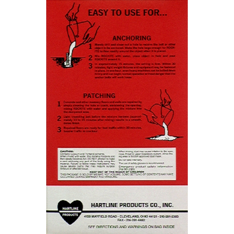 Rockite Anchoring Cement 5 lb Gray
