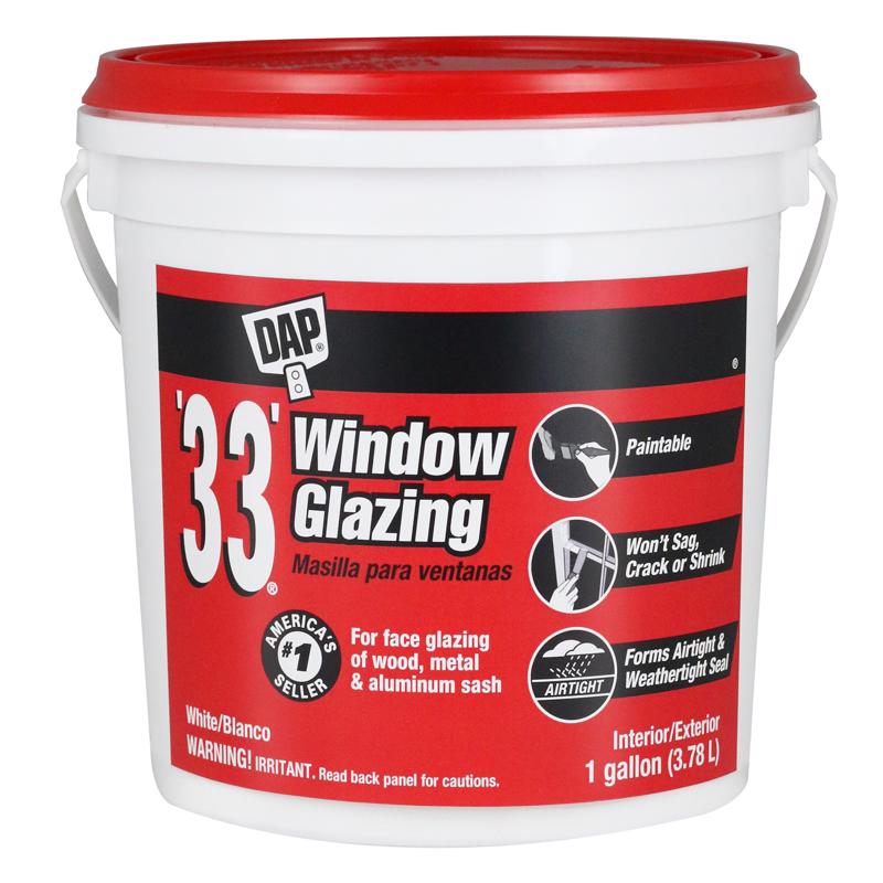 GLAZING CMPD 33 WHT GAL