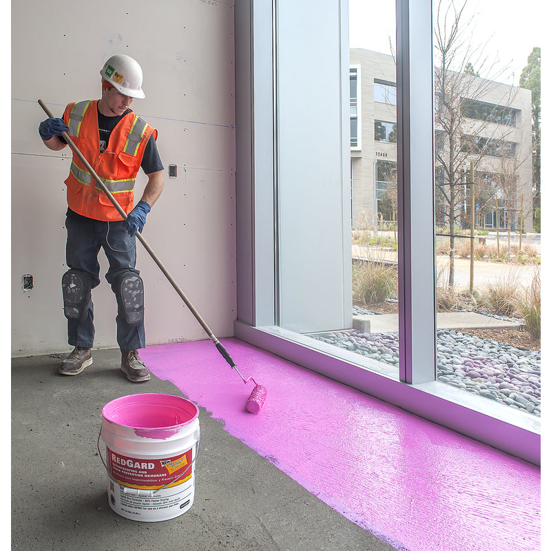 Custom Building Products RedGard Ready to Use Pink Waterproofing and Crack Prevention 3.5 gal