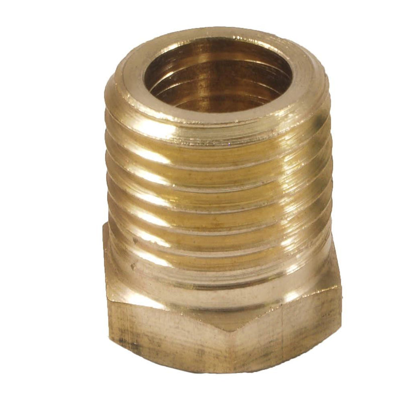 Forney Brass Bushing 1/8 in. Female X 1/4 in. Male 1 pc