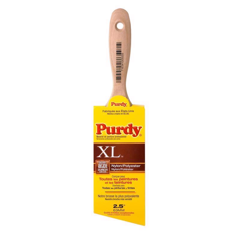 Purdy XL Blue Heron B.T. 2-1/2 in. Medium Stiff Angle Trim Paint Brush