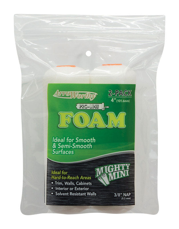 ROLLR CVR FOAM 3/8X4 2PK
