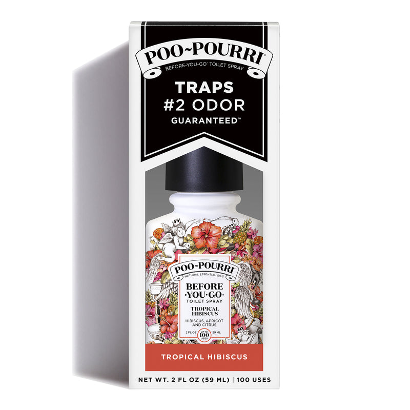Poo-Pourri Tropical Hibiscus Scent Odor Eliminator 2 oz Liquid
