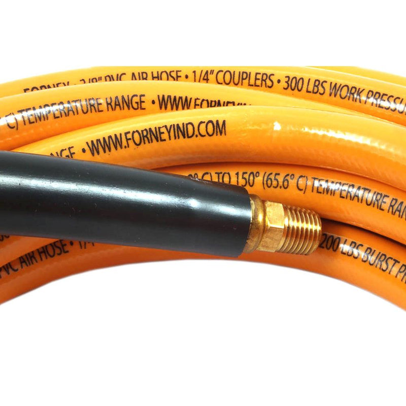 Forney 25 ft. L X 3/8 in. D PVC Air Hose 1200 psi Yellow