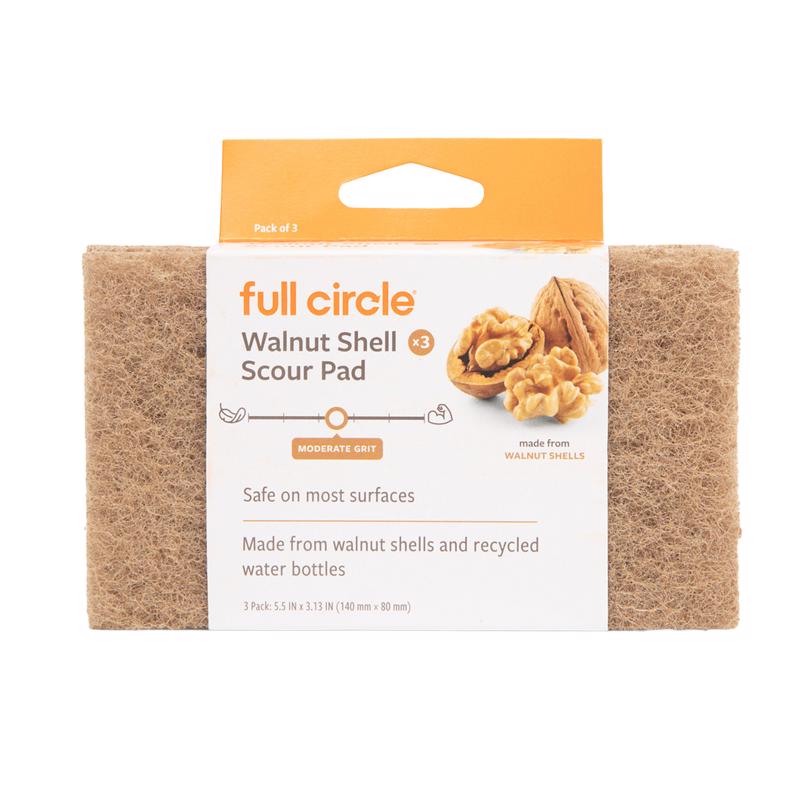 SCOUR PAD NEAT NUT 3PK