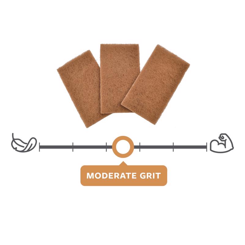 Full Circle Neat Nut Medium Duty Scouring Pad For Multi-Purpose 5.5 in. L 3 pk