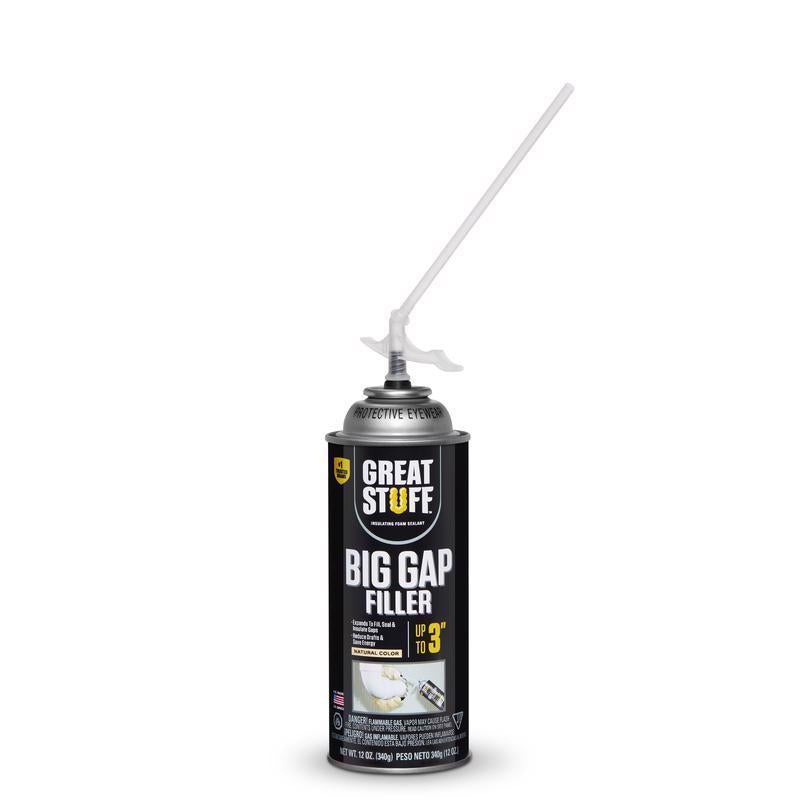 Great Stuff Big Gaps Ivory Polyurethane Insulating Foam Sealant 12 oz