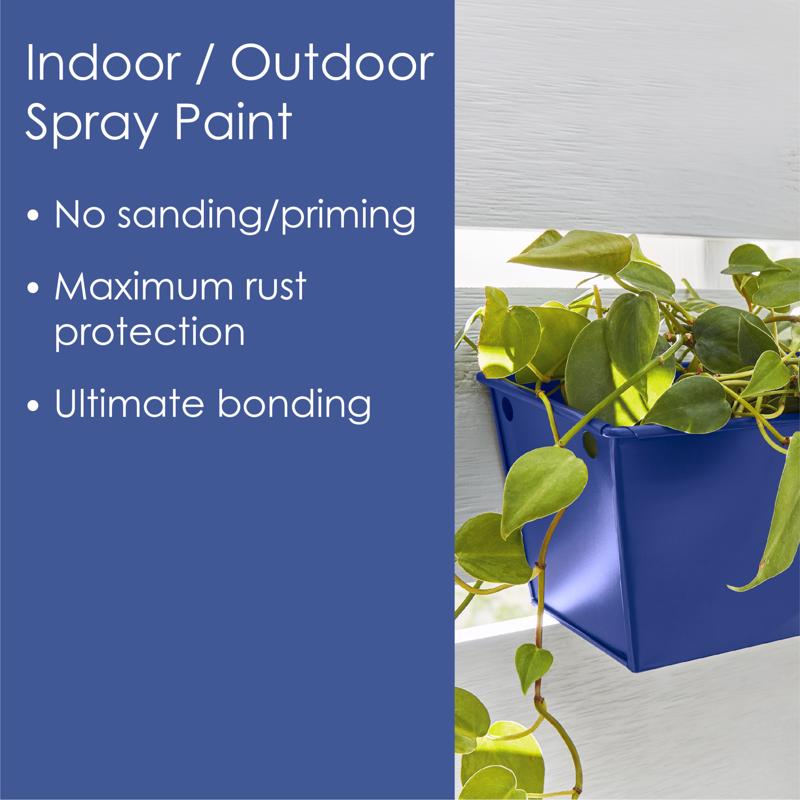 Krylon Fusion All-In-One Gloss Blue Hyacinth Paint+Primer Spray Paint 12 oz