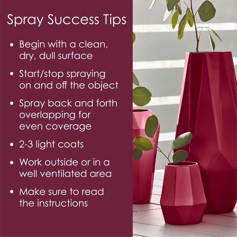 Krylon Fusion All-In-One Gloss Burgundy Paint+Primer Spray Paint 12 oz