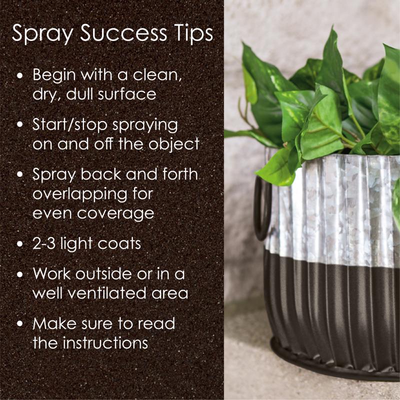 Krylon Fusion All-In-One Metallic Oil Rubbed Bronze Paint+Primer Spray Paint 12 oz