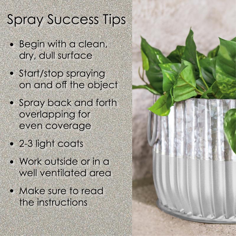 Krylon Fusion All-In-One Metallic Satin Nickel Paint+Primer Spray Paint 12 oz