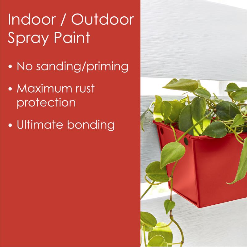 Krylon Fusion All-In-One Matte Fire Red Paint+Primer Spray Paint 12 oz