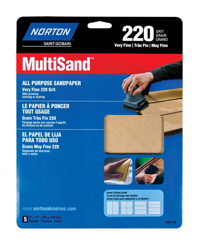 SANDPAPR ALL PUR 220G5PK