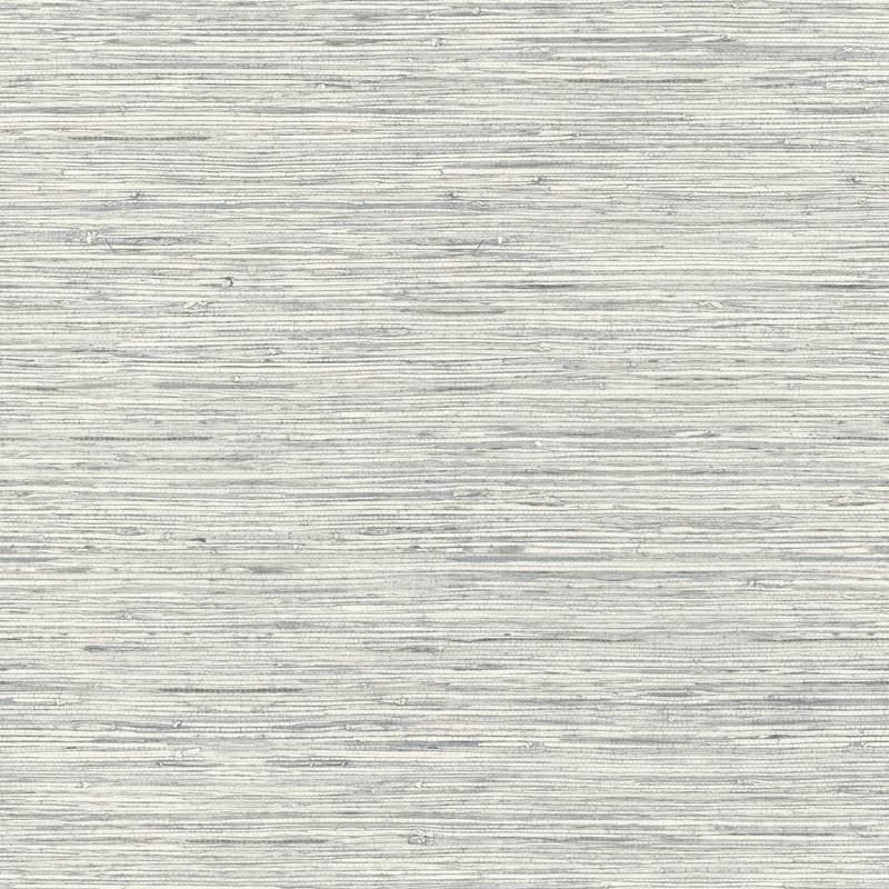 RoomMates 20.5 in. H X 16.5 ft. L Grasscloth Grey Vinyl Peel and Stick Wallpaper