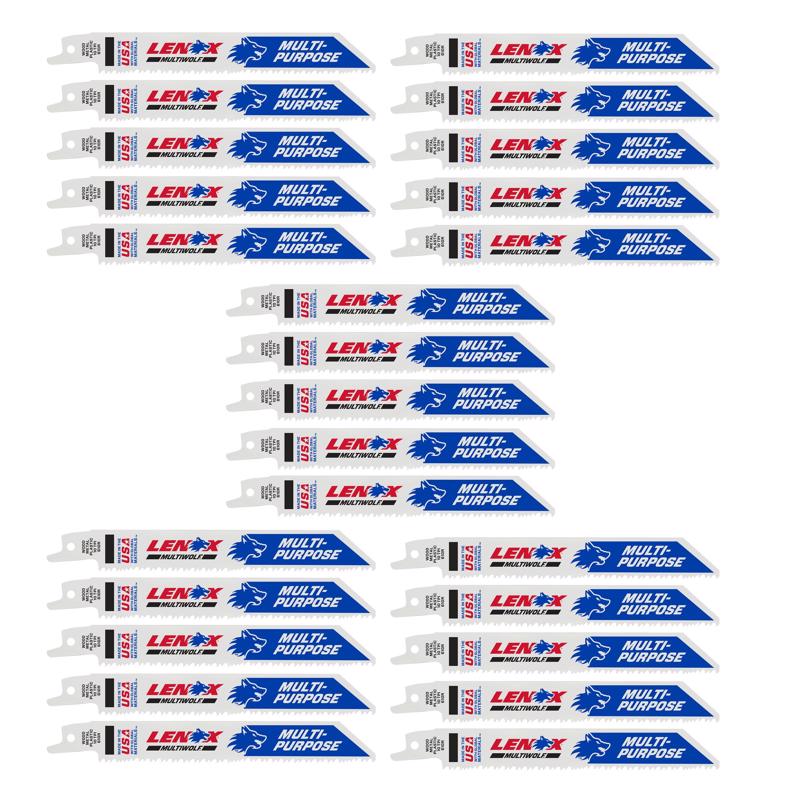 RECIP BLD 6"X10TPI 25PK