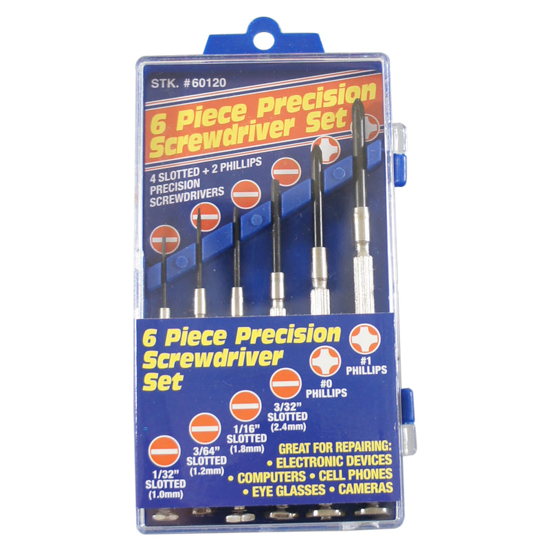 PREC SCREWDRIVR SET 6PC