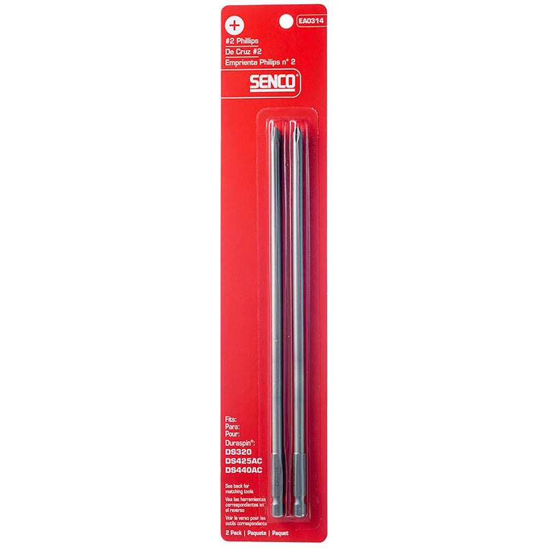 DURASPIN BIT PH#2X9"2PK