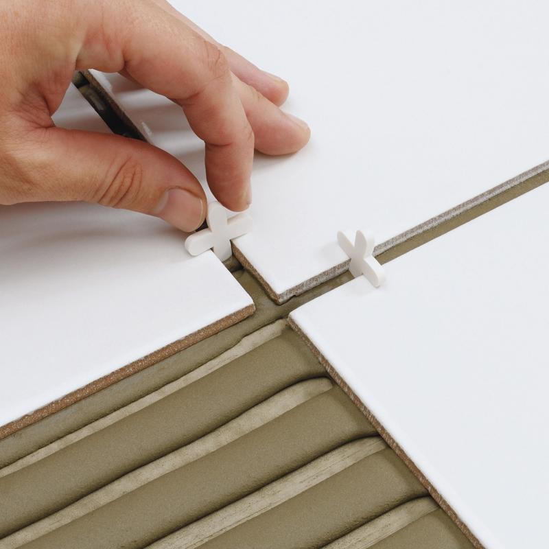 QEP 1/4 in. H X 0.12 in. W Plastic Tile Spacer 200 pc