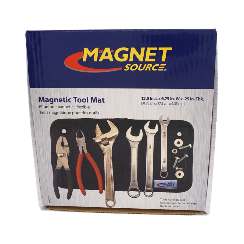Magnet Source 12-1/2 in. L X 6.75 in. W Black Magnetic Tool Mat 19 lb. pull
