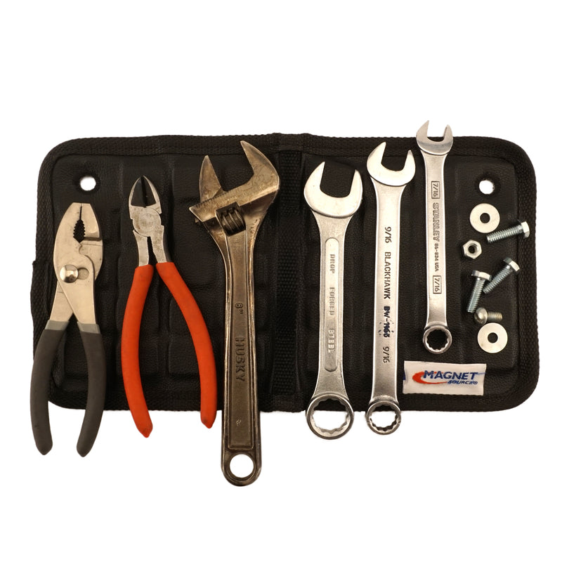 Magnet Source 19-1/2 in. L X 8.85 in. W Black Magnetic Tool Mat 19 lb. pull