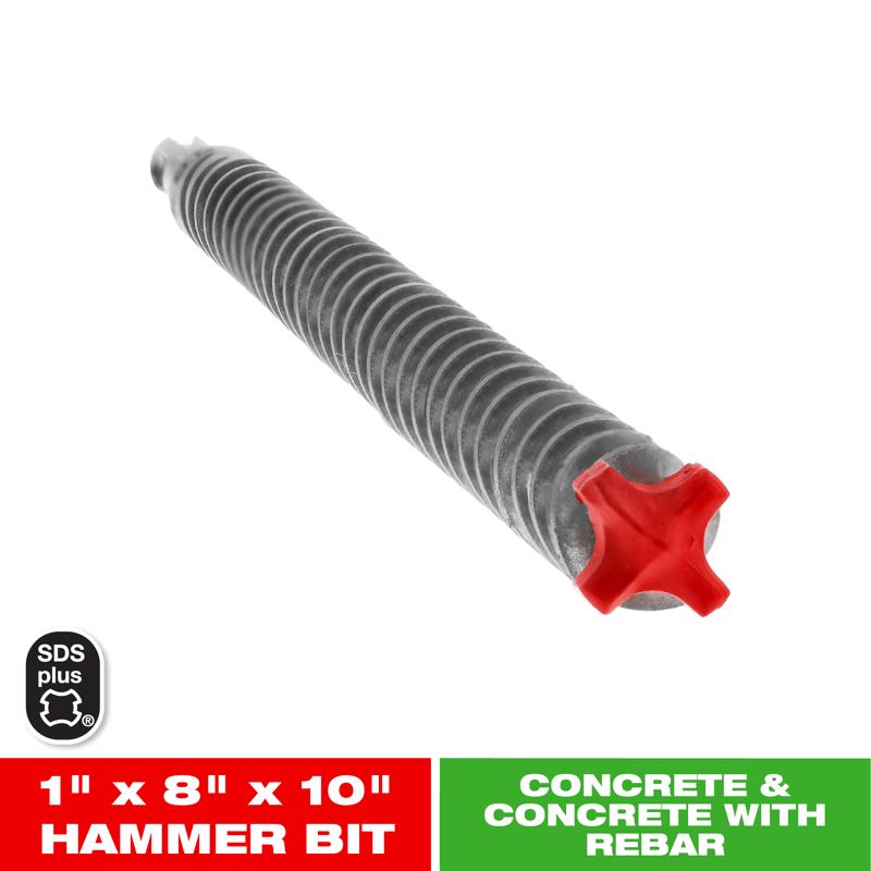 Diablo Rebar Demon 1 in. X 10 in. L Carbide Hammer Drill Bit SDS-Plus Shank 1 pk
