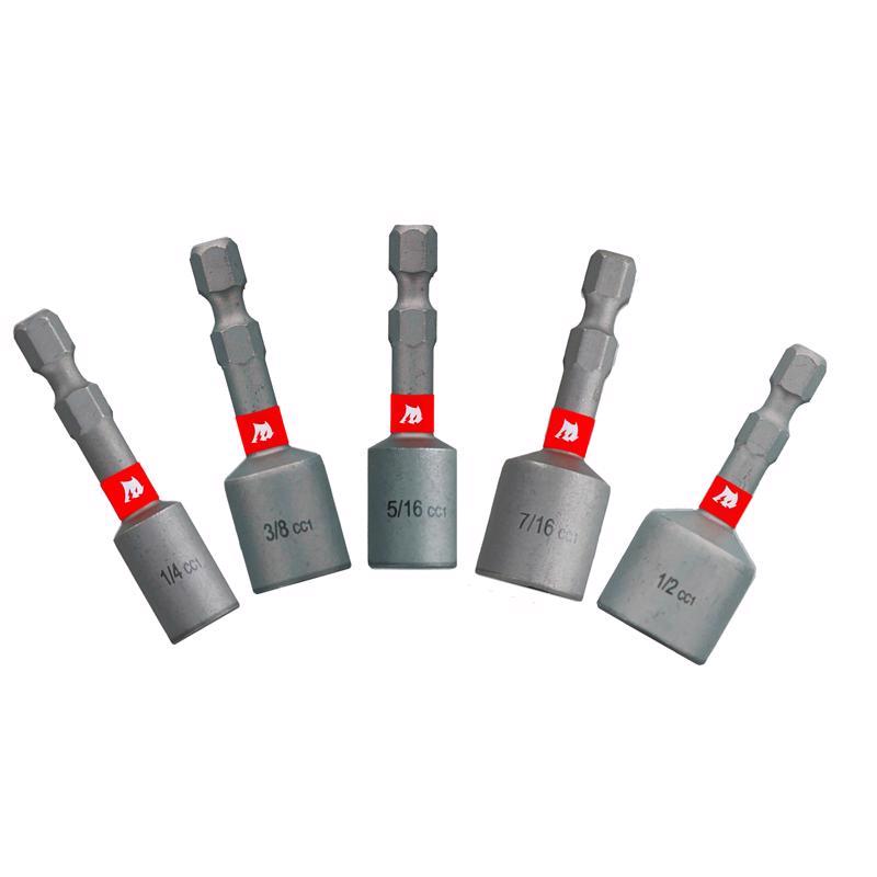 MAG NUTSETR ST 1-7/8"5PC