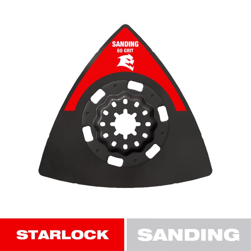 Diablo Starlock 3-1/2 in. W Carbide Grit Triangular Oscillating Sanding Plate Wood 1 pk
