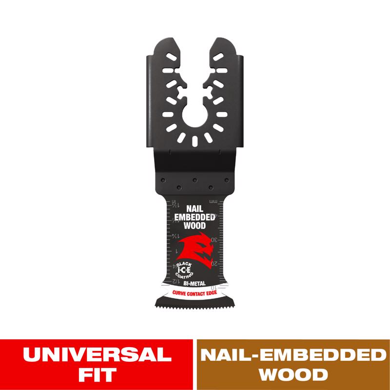 Diablo 1-1/4 in. X 1-1/4 in. W Bi-Metal Oscillating Blade Nail-Embedded Wood 1 pk