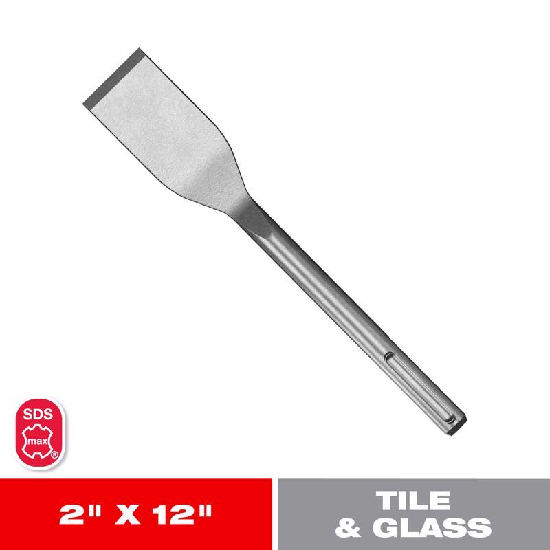 Diablo 2 in. W SDS-Max Tile Chisel 1 pc