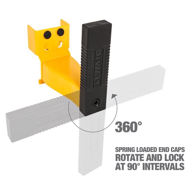 DeWalt 5.5 in. W X 6.25 in. H Cord Minder Bracket Set Steel Black/Yellow