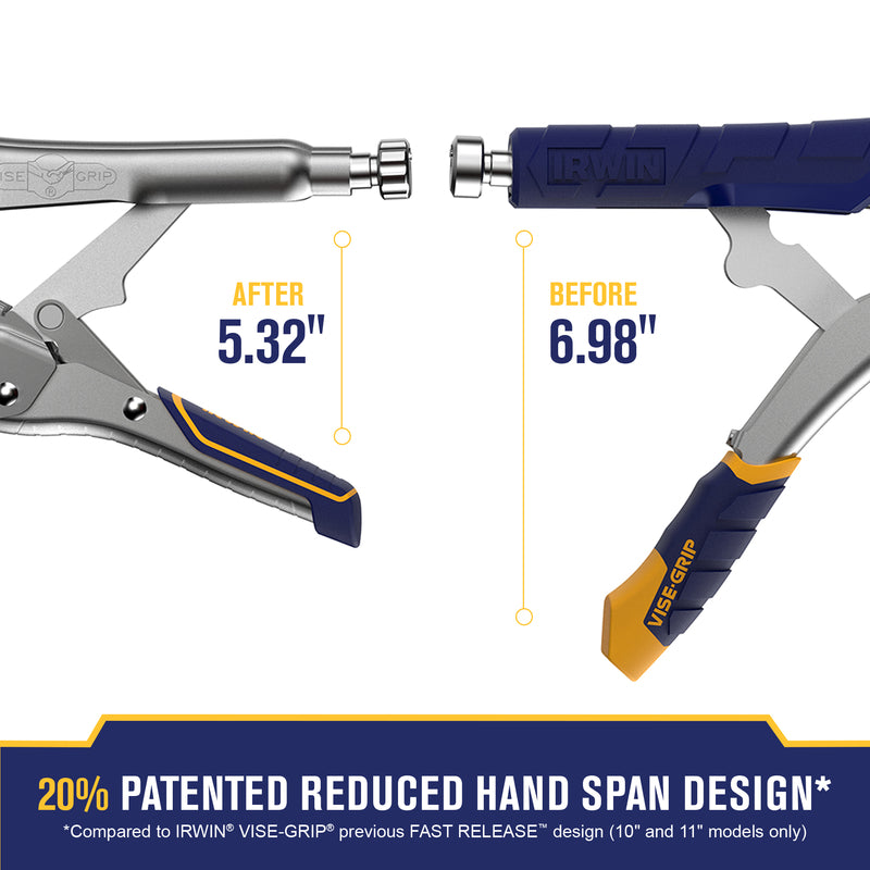 Irwin Vise-Grip 10 in. Metal Fast Release Straight Jaw Locking Pliers