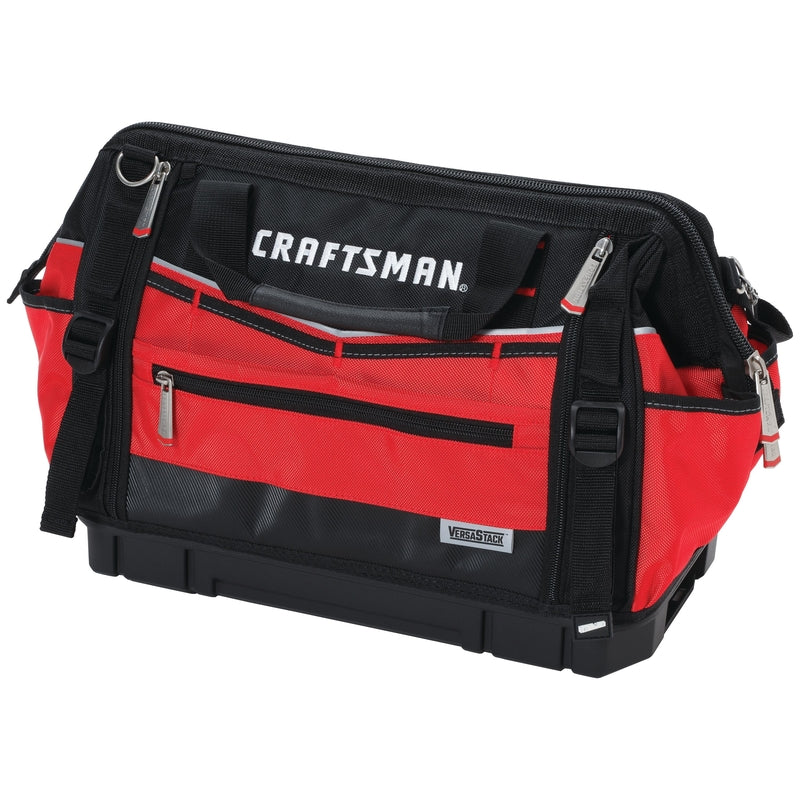 TOOL BAG BLACK/RED 17"