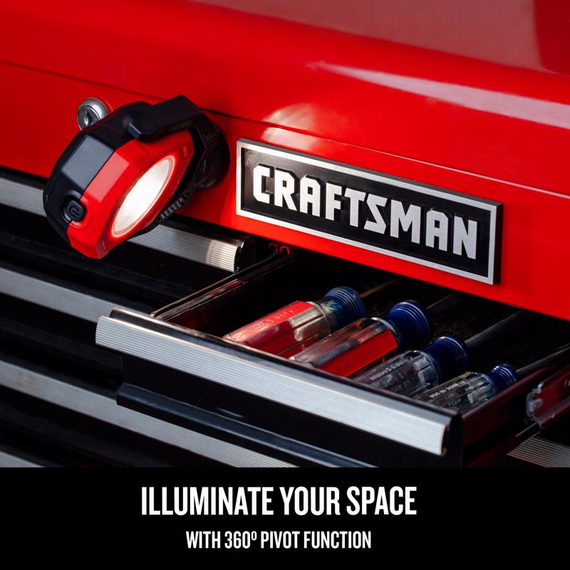 Craftsman 200 lm LED Battery Magnetic Pivot Light