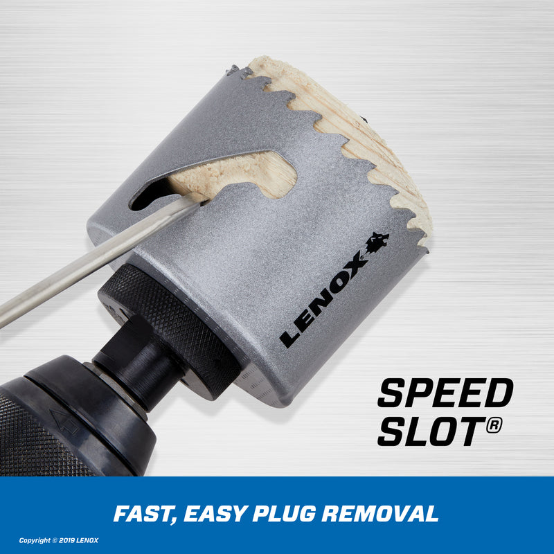 Lenox Speed Slot 2-1/8 in. Carbide Tipped Hole Saw 1 pc